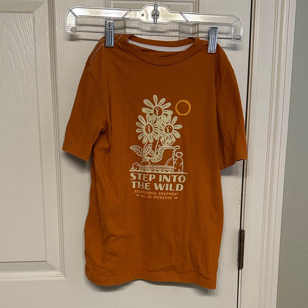 REI Kids Graphic Tee in Orange